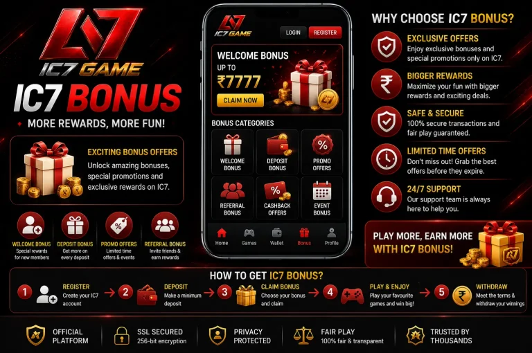 IC7 Bonus offers promotions and IC7 bonus guide